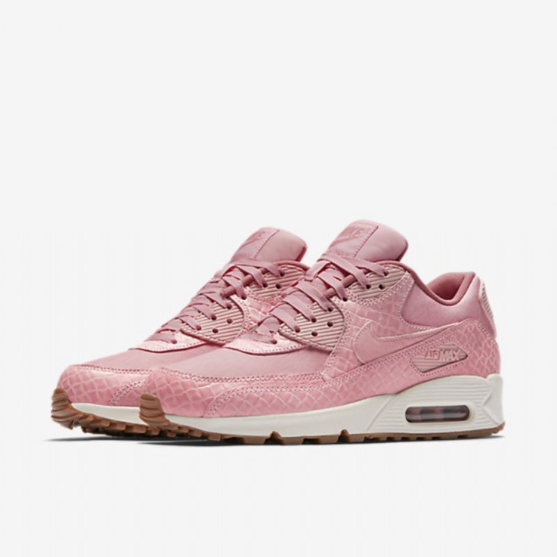 Nike Air Max 90 Premium Naisten Sailing Red Star Pink Helmipöly