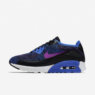 Nike Air Max 90 Ultra 2.0 Flyknit Nmmp Naisten Sininen Juoksija Hyper Violetti