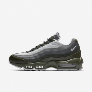 Nike Air Max 95 Essential Miesten Kengät Khaki Cargo Tumma Tina Tummanharmaa Puhdas Platina