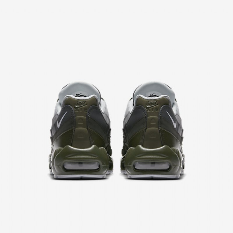 Nike Air Max 95 Essential Miesten Kengät Khaki Cargo Tumma Tina Tummanharmaa Puhdas Platina