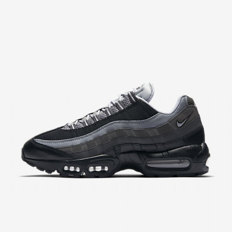 Nike Air Max 95 Essential Miesten Kengät Musta Antrasiitti Viileä Harmaa Susi