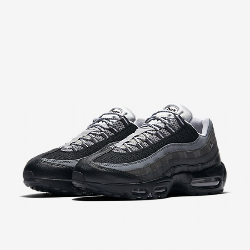 Nike Air Max 95 Essential Miesten Kengät Musta Antrasiitti Viileä Harmaa Susi