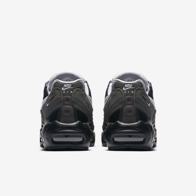 Nike Air Max 95 Essential Miesten Kengät Musta Antrasiitti Viileä Harmaa Susi