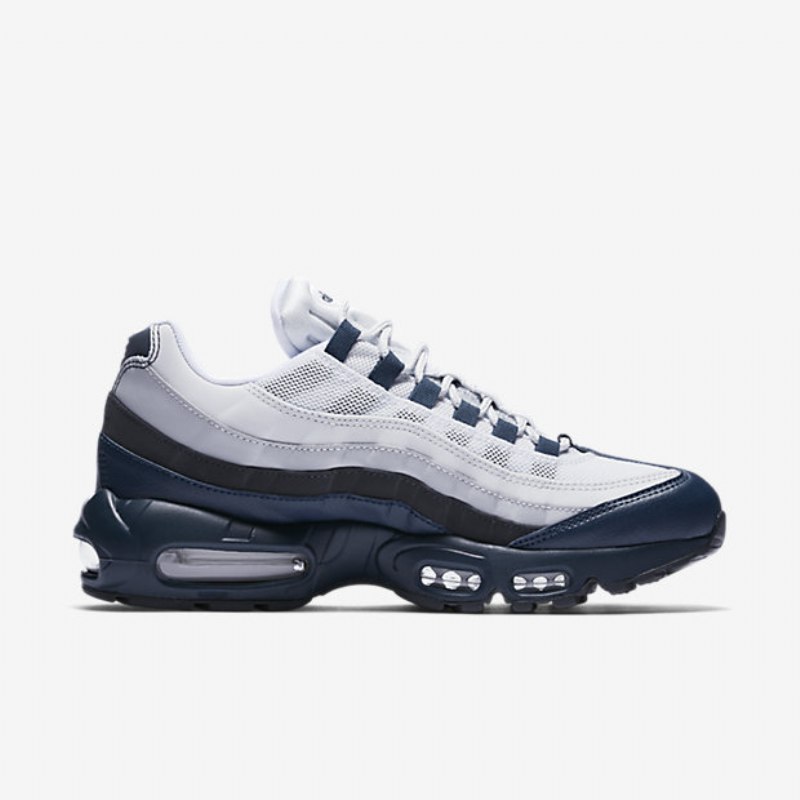 Nike Air Max 95 Essential Miesten Kengät Navy Antrasiitinharmaa Wolf White