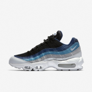 Nike Air Max 95 Essential Miesten Kengät Pure Platinum Navy Aqua Noise Black