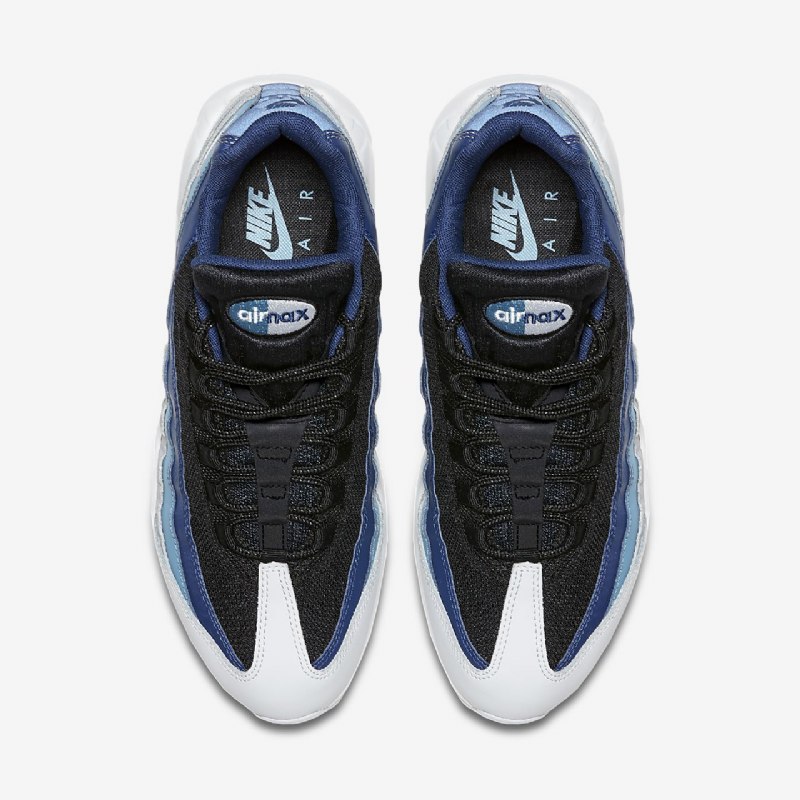 Nike Air Max 95 Essential Miesten Kengät Pure Platinum Navy Aqua Noise Black