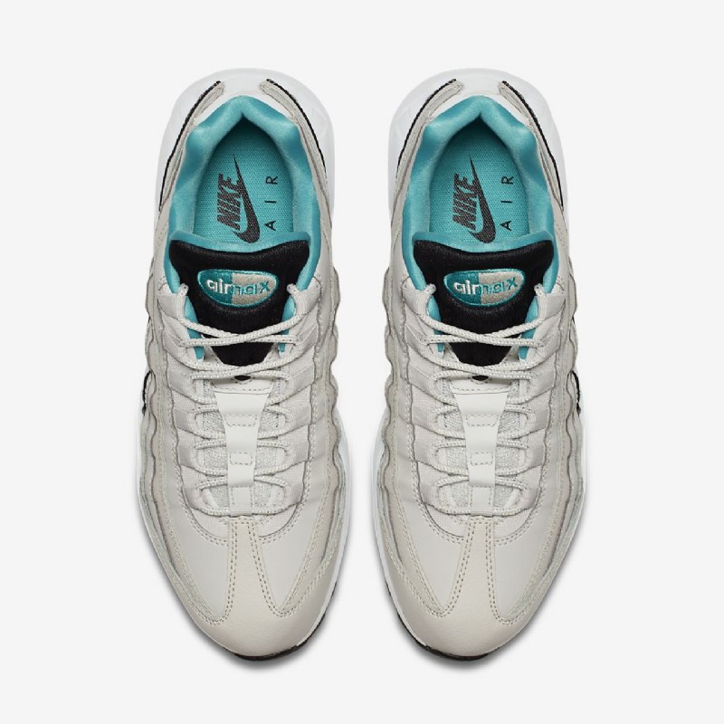 Nike Air Max 95 Essential Miesten Kengät Vaalea Luu Musta Valkoinen Turkoosi Urheilu