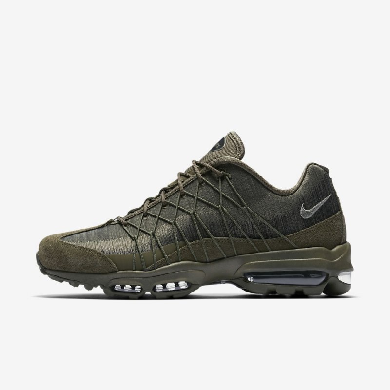 Nike Air Max 95 Jacquard Ultra Miesten Kengät Khaki Cargo Musta Tumma Stucco