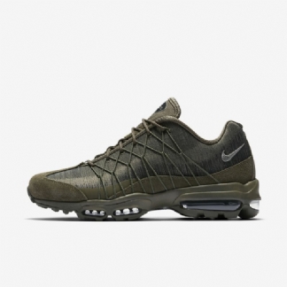 Nike Air Max 95 Jacquard Ultra Miesten Kengät Khaki Cargo Musta Tumma Stucco