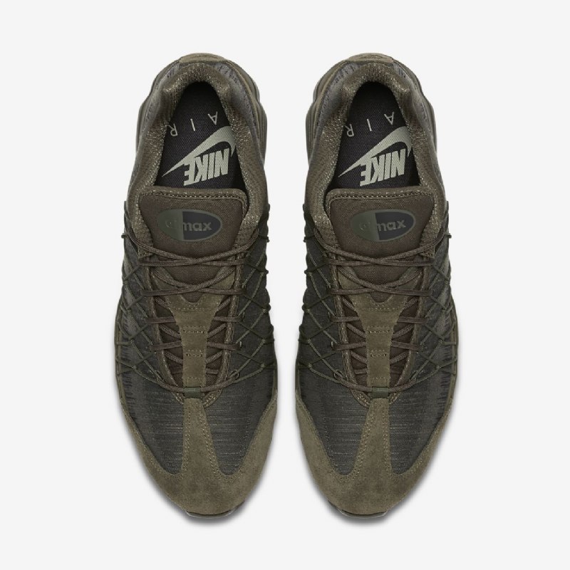 Nike Air Max 95 Jacquard Ultra Miesten Kengät Khaki Cargo Musta Tumma Stucco