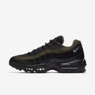 Nike Air Max 95 Miesten Kengät Hal Musta Khaki Cargo Hopea-astia