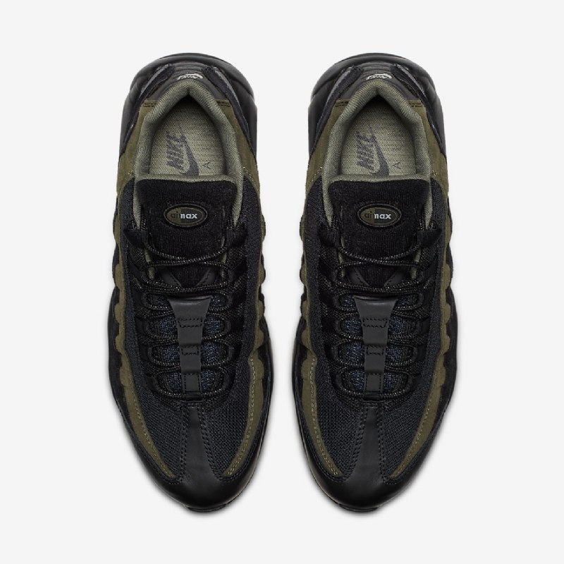 Nike Air Max 95 Miesten Kengät Hal Musta Khaki Cargo Hopea-astia