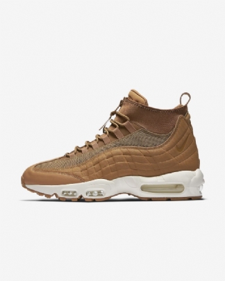 Nike Air Max 95 Miesten Kengät Sneakerboot Flax Ale Ruskea Purjehdus