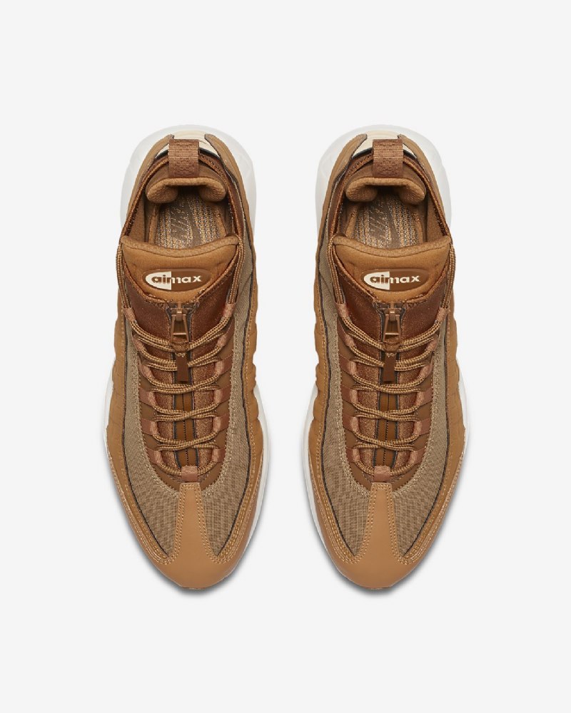 Nike Air Max 95 Miesten Kengät Sneakerboot Flax Ale Ruskea Purjehdus