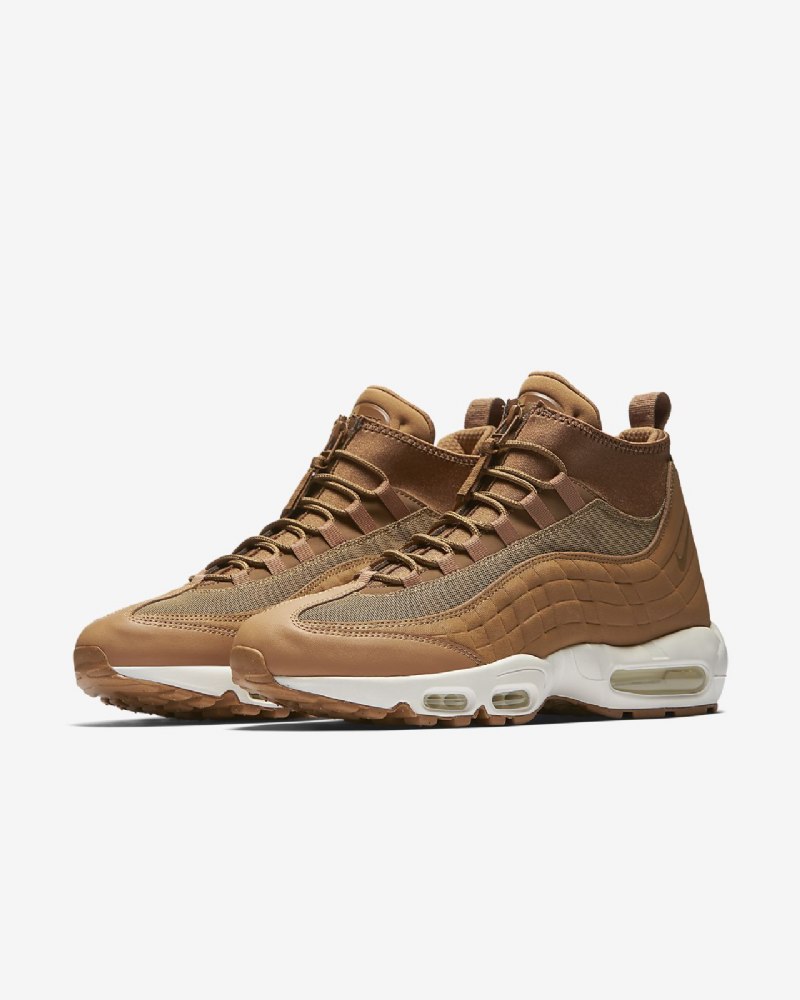 Nike Air Max 95 Miesten Kengät Sneakerboot Flax Ale Ruskea Purjehdus