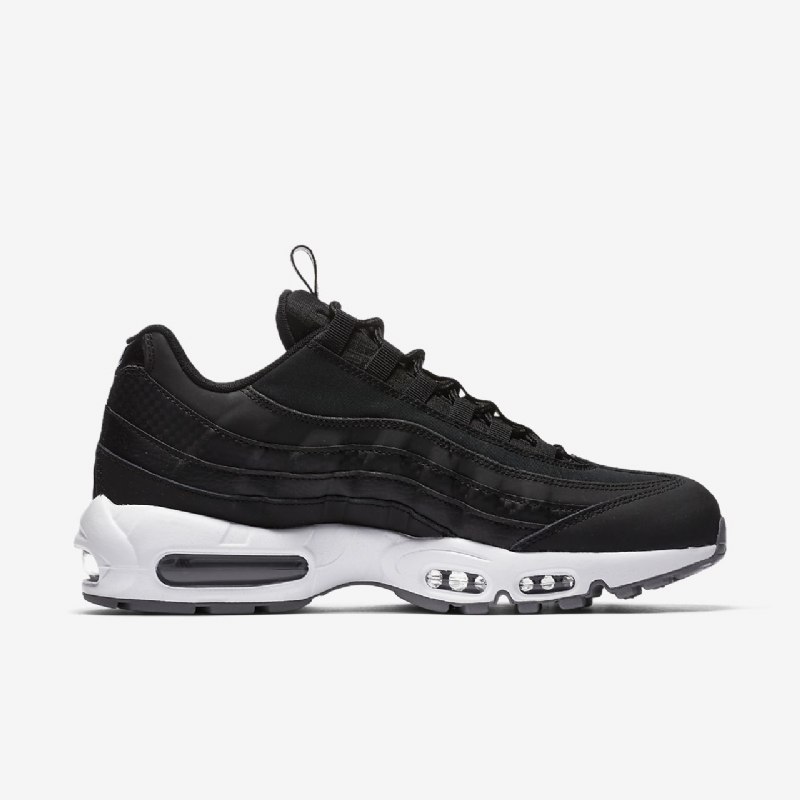 Nike Air Max 95 Miesten Se Musta Valkoinen Harmaa Kylmä