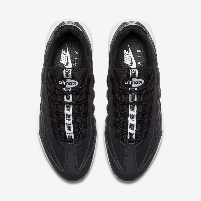 Nike Air Max 95 Miesten Se Musta Valkoinen Harmaa Kylmä