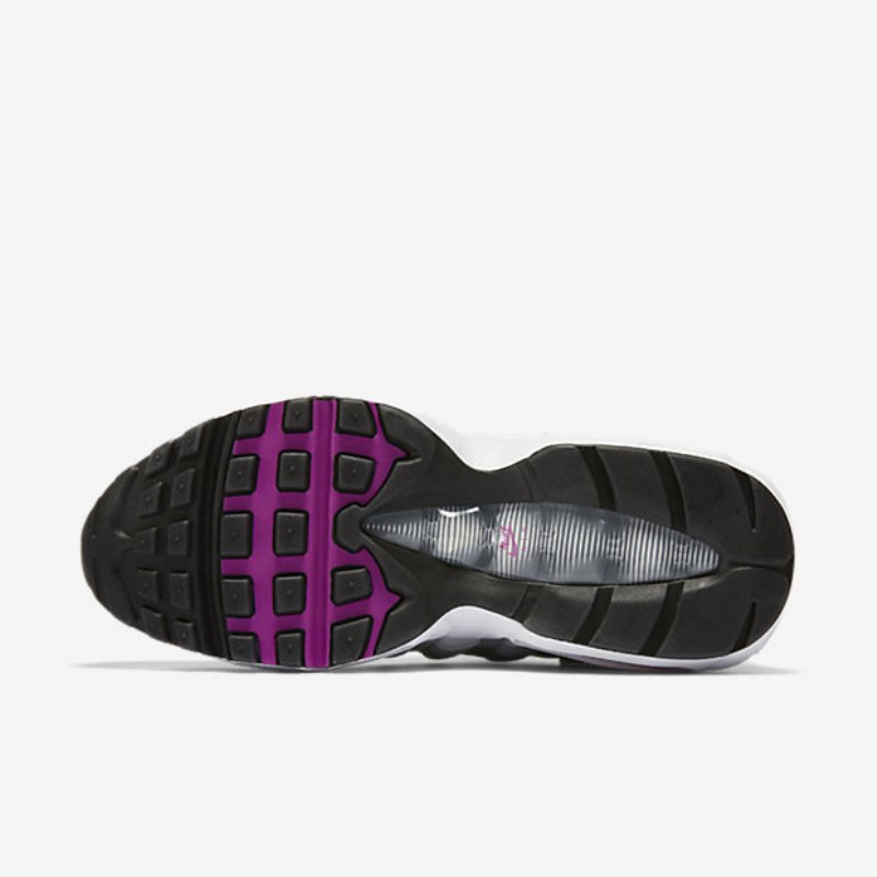 Nike Air Max 95 Og -kengät Pure Platinum Wolf Grey Hyper Violetti