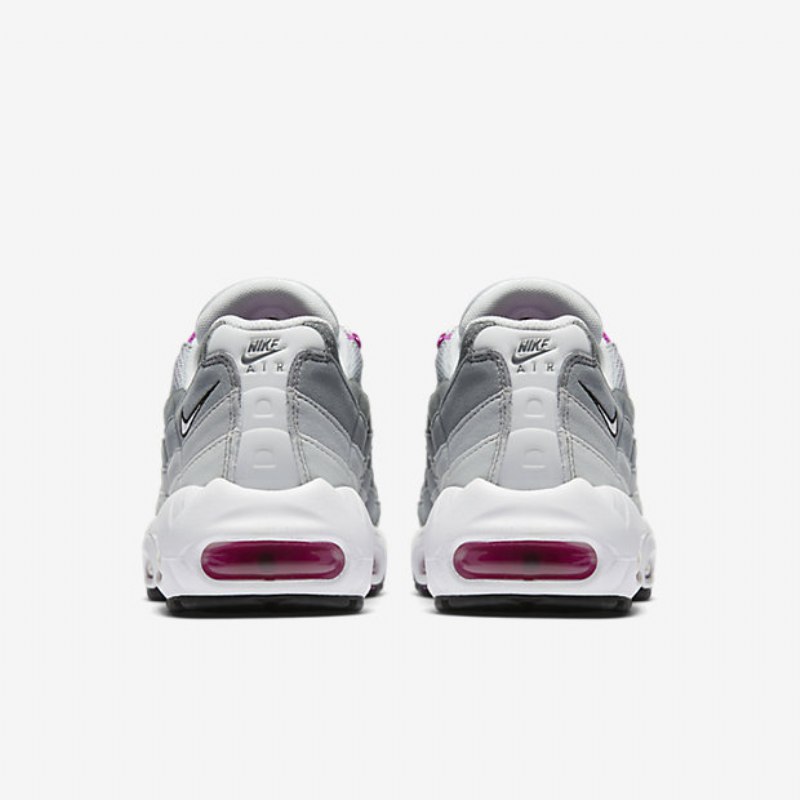 Nike Air Max 95 Og -kengät Pure Platinum Wolf Grey Hyper Violetti
