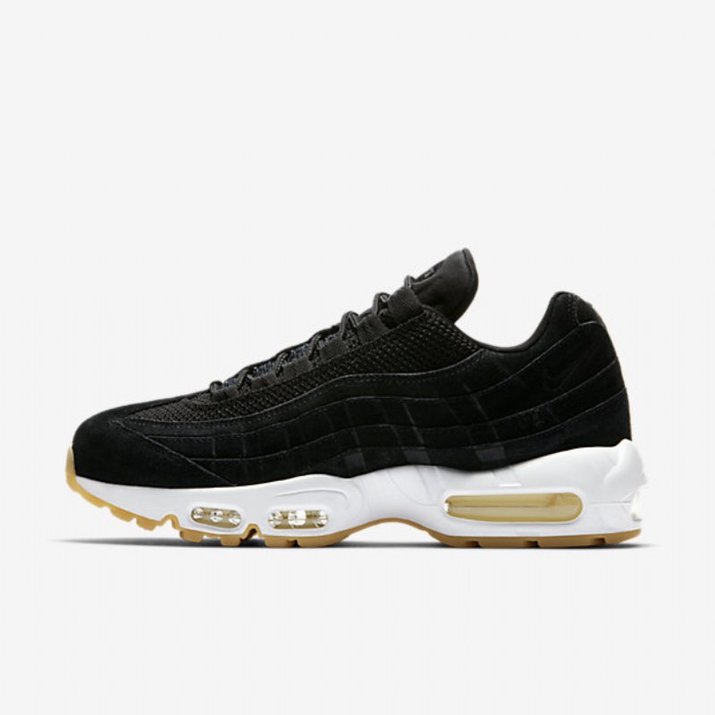 Nike Air Max 95 Premium Miesten Kengät Musta Sifonki Valkoinen