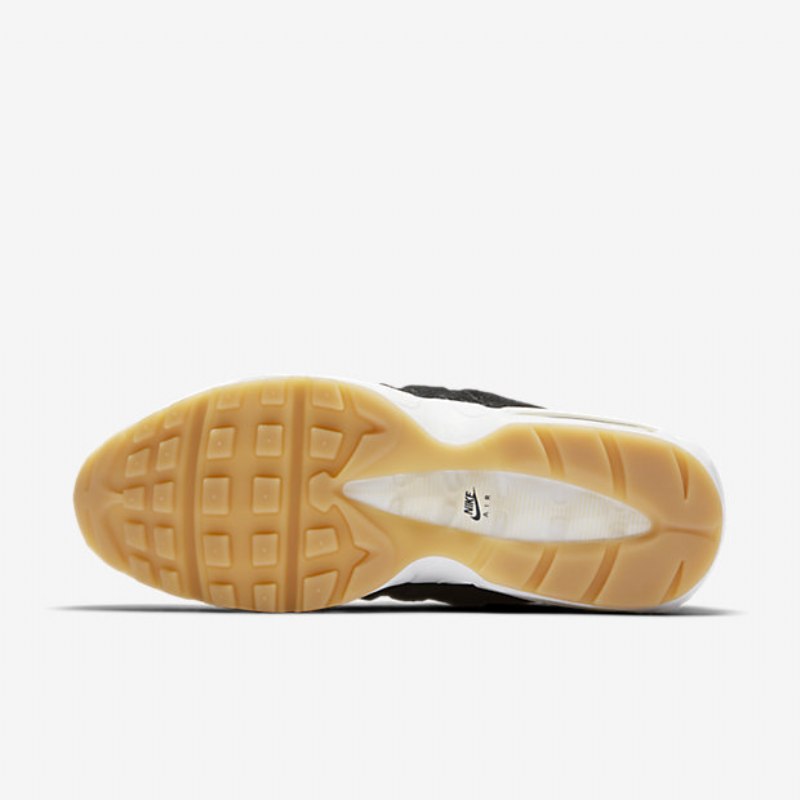 Nike Air Max 95 Premium Miesten Kengät Musta Sifonki Valkoinen