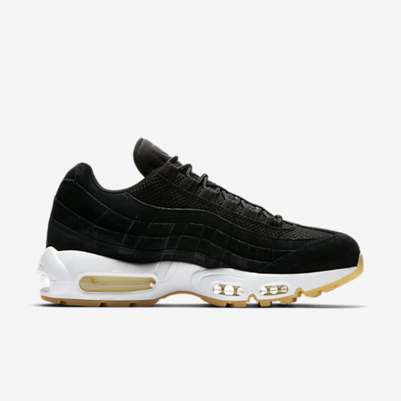 Nike Air Max 95 Premium Miesten Kengät Musta Sifonki Valkoinen
