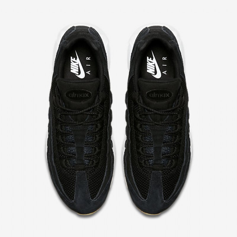 Nike Air Max 95 Premium Miesten Kengät Musta Sifonki Valkoinen