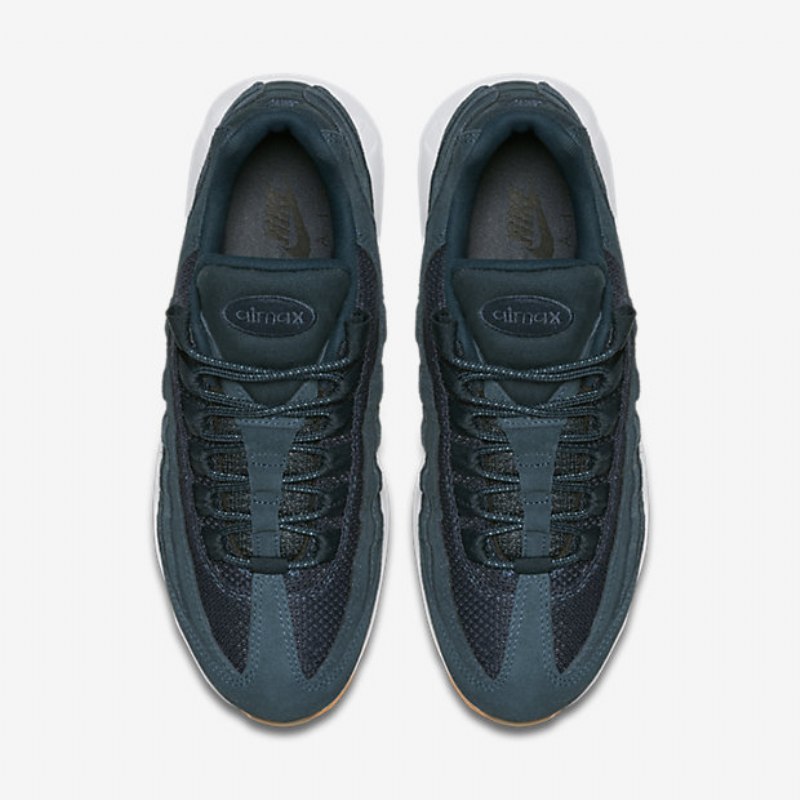Nike Air Max 95 Premium Miesten Kengät Navy Fox Sininen Keltainen Purukumi