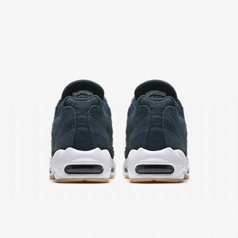 Nike Air Max 95 Premium Miesten Kengät Navy Fox Sininen Keltainen Purukumi