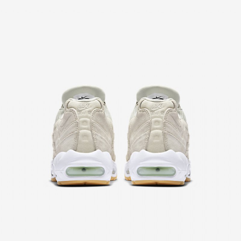 Nike Air Max 95 Premium Miesten Kengät Vaalea Luusto Tuskin Vihreä Valkoinen