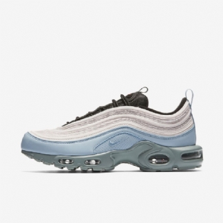Nike Air Max 97 Miesten Mica Green Sininen Leche Musta Vaaleanpunainen Tuskin