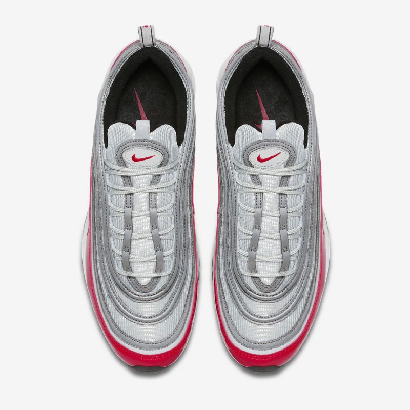 Nike Air Max 97 Miesten Pure Platinum Black White Red Yliopisto