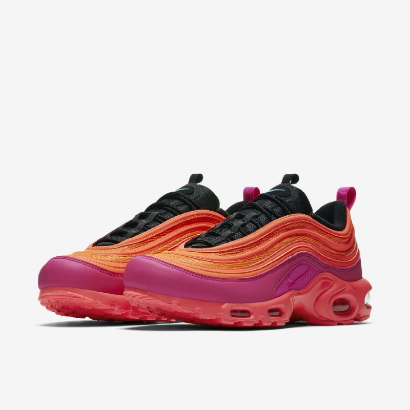 Nike Air Max 97 Miesten Rose Runner Total Crimson Black Hyper Magenta