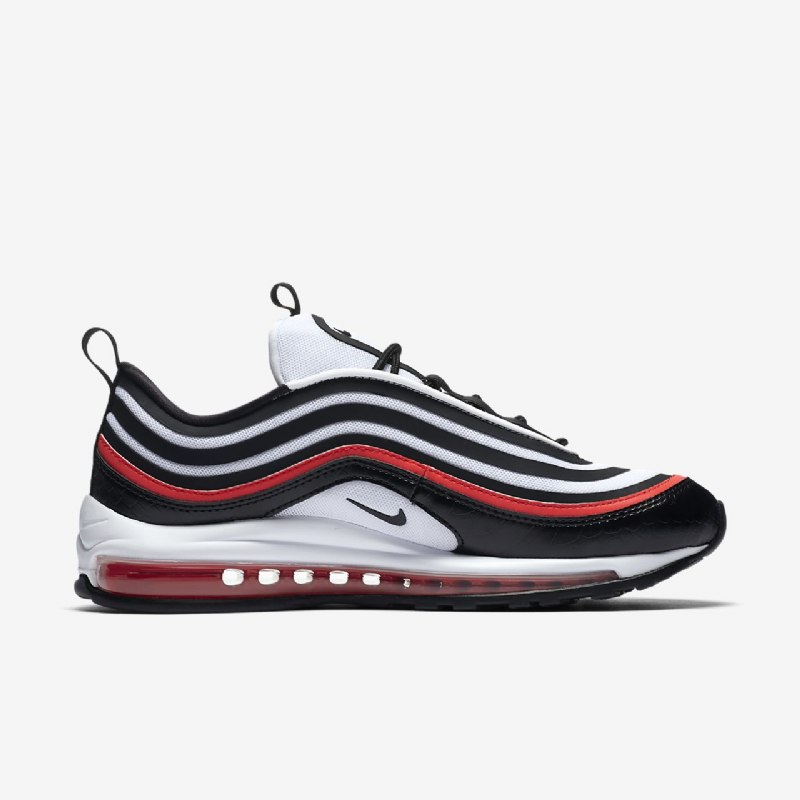 Nike Air Max 97 Naiset Ultra - 17 Se Musta Valkoinen Punainen Habanero