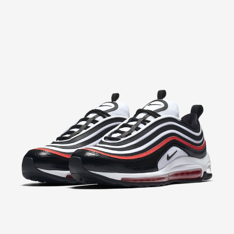 Nike Air Max 97 Naiset Ultra - 17 Se Musta Valkoinen Punainen Habanero