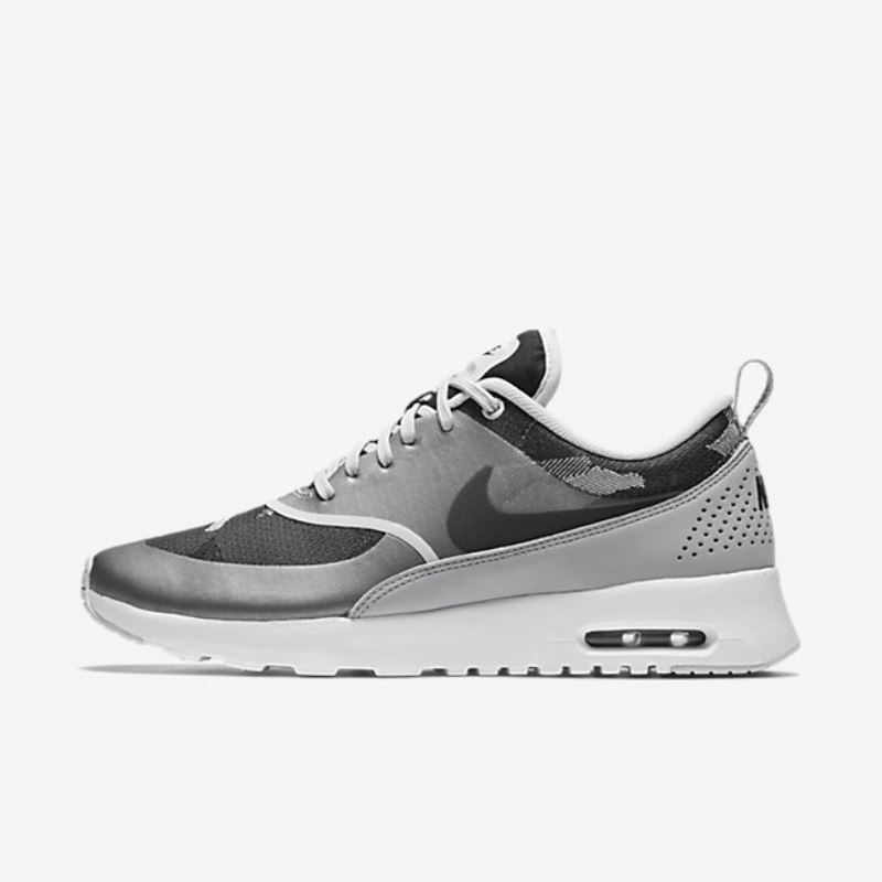 Nike Air Max Thea Jacquard Kengät Pure Platinum Wolf Harmaa Musta