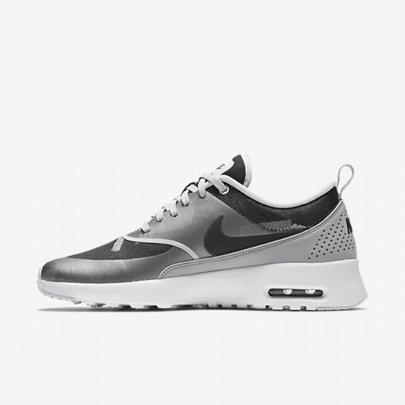 Nike Air Max Thea Jacquard Kengät Pure Platinum Wolf Harmaa Musta