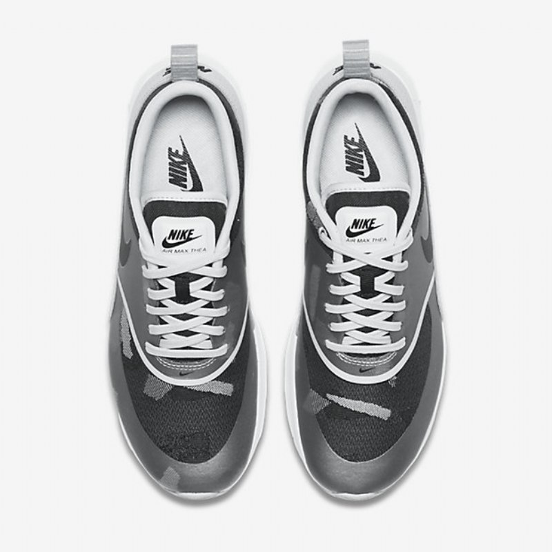 Nike Air Max Thea Jacquard Kengät Pure Platinum Wolf Harmaa Musta