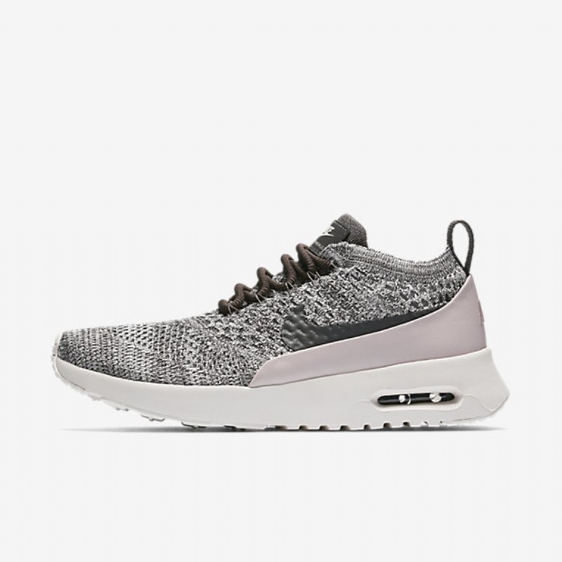 Nike Air Max Thea Naiset Ultra Flyknit Midnight Fog Punainen Siltstone Sailing