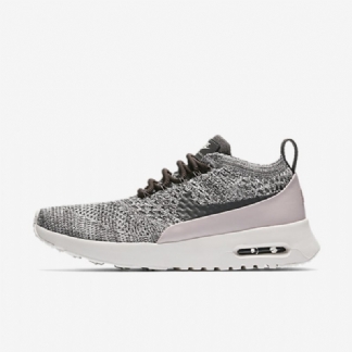 Nike Air Max Thea Naiset Ultra Flyknit Midnight Fog Punainen Siltstone Sailing