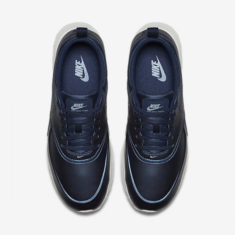 Nike Air Max Thea Naisten Se Navy Blue Metallic Summit White Keskiyöllä