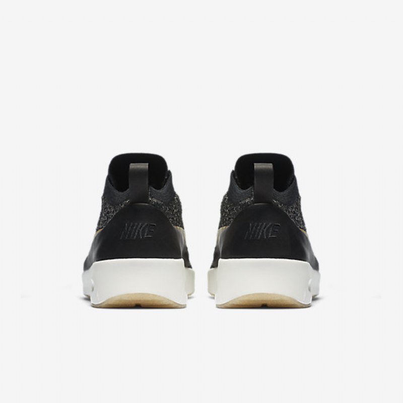 Nike Air Max Thea Naisten Ultra Flyknit Black Metalli Ivory Metallic Gold Star