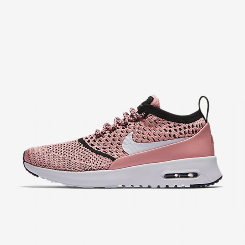Nike Air Max Thea Naisten Ultra Flyknit Melonikiilto Musta Valkoinen