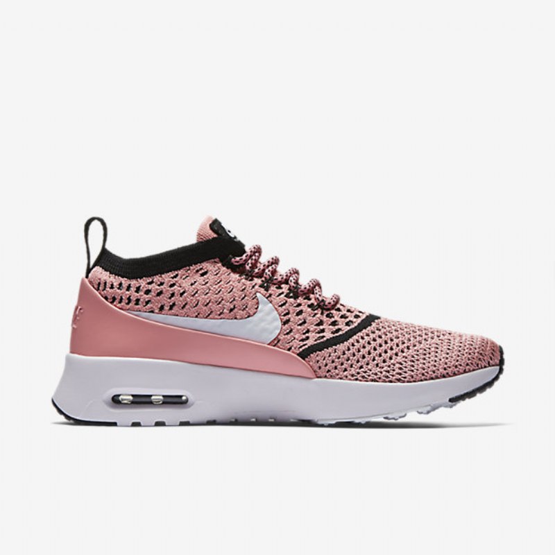 Nike Air Max Thea Naisten Ultra Flyknit Melonikiilto Musta Valkoinen
