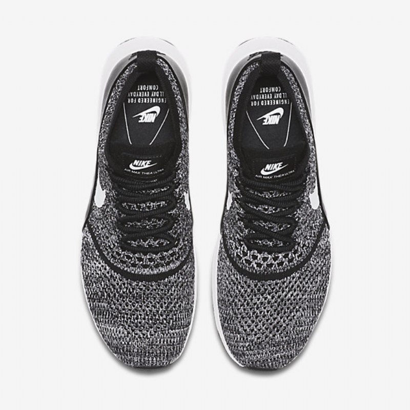 Nike Air Max Thea Naisten Ultra Flyknit Musta Valkoinen