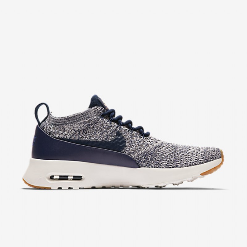 Nike Air Max Thea Naisten Ultra Flyknit Navy College Sail Gum Medium Brown