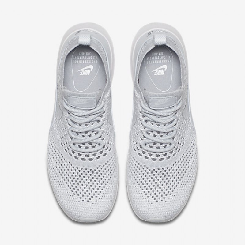 Nike Air Max Thea Naisten Ultra Flyknit Pure Platinum White Grey Wolf