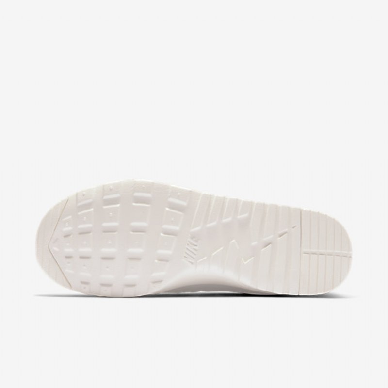 Nike Air Max Thea Premium Leather Naisten Platinum Metallic Purjehdus Pure