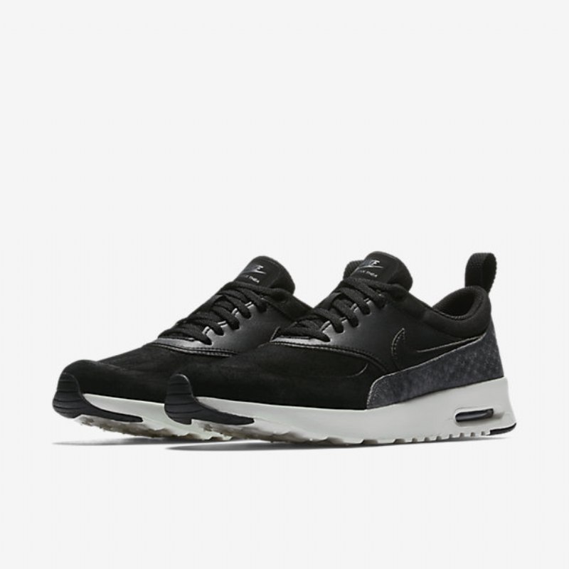 Nike Air Max Thea Premium Naisten Kengät Musta Purjehdus Tummanharmaa