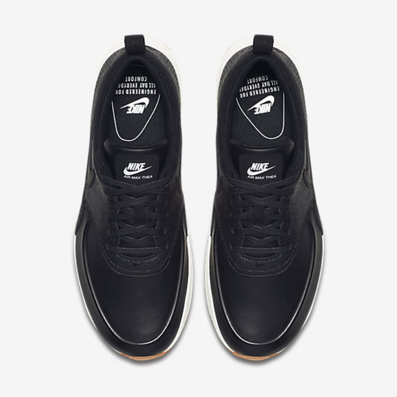 Nike Air Max Thea Premium Naisten Kengät Musta Purjehduskumi Ruskea Keskikokoinen